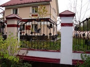 Забор кованый