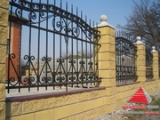 Забор кованый